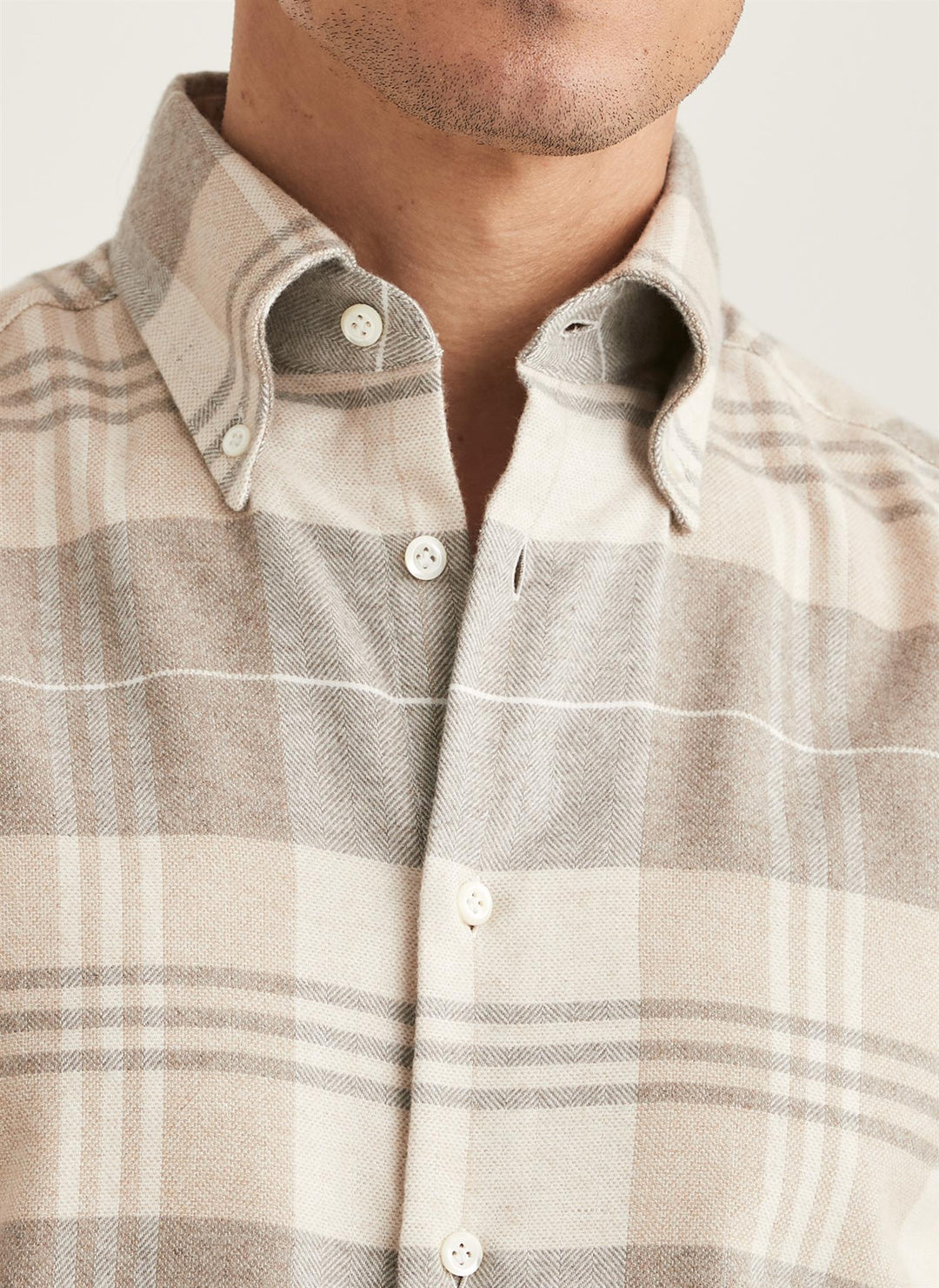 Soft Lama Shirt-Slim Fit  Khaki