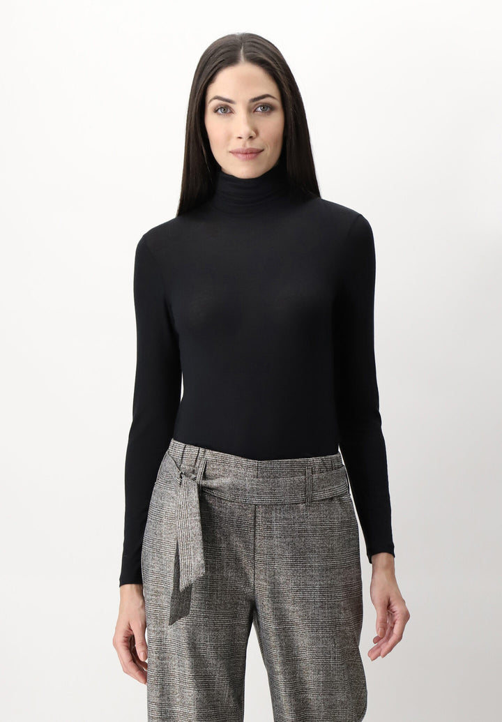 PERFECT LINE CASHMERE TURTLE NECK  Black