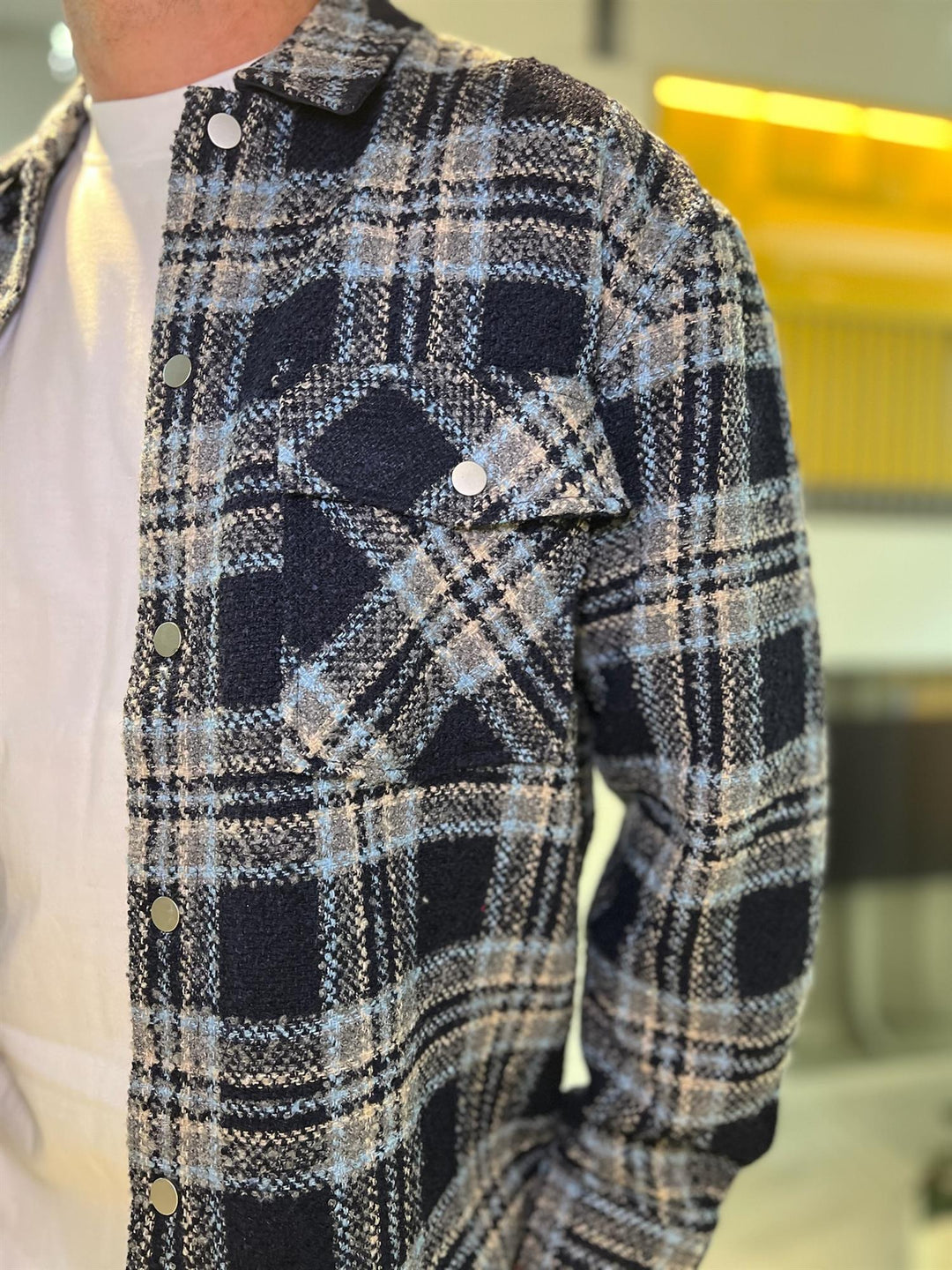 WBBuck Check Shirt  Blue Check