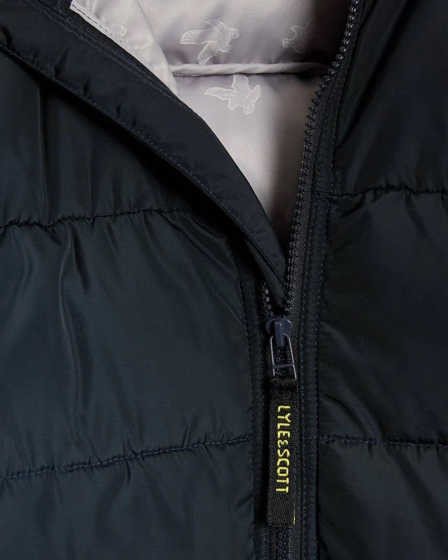 Quilted Puffer Coat  Dark Navy