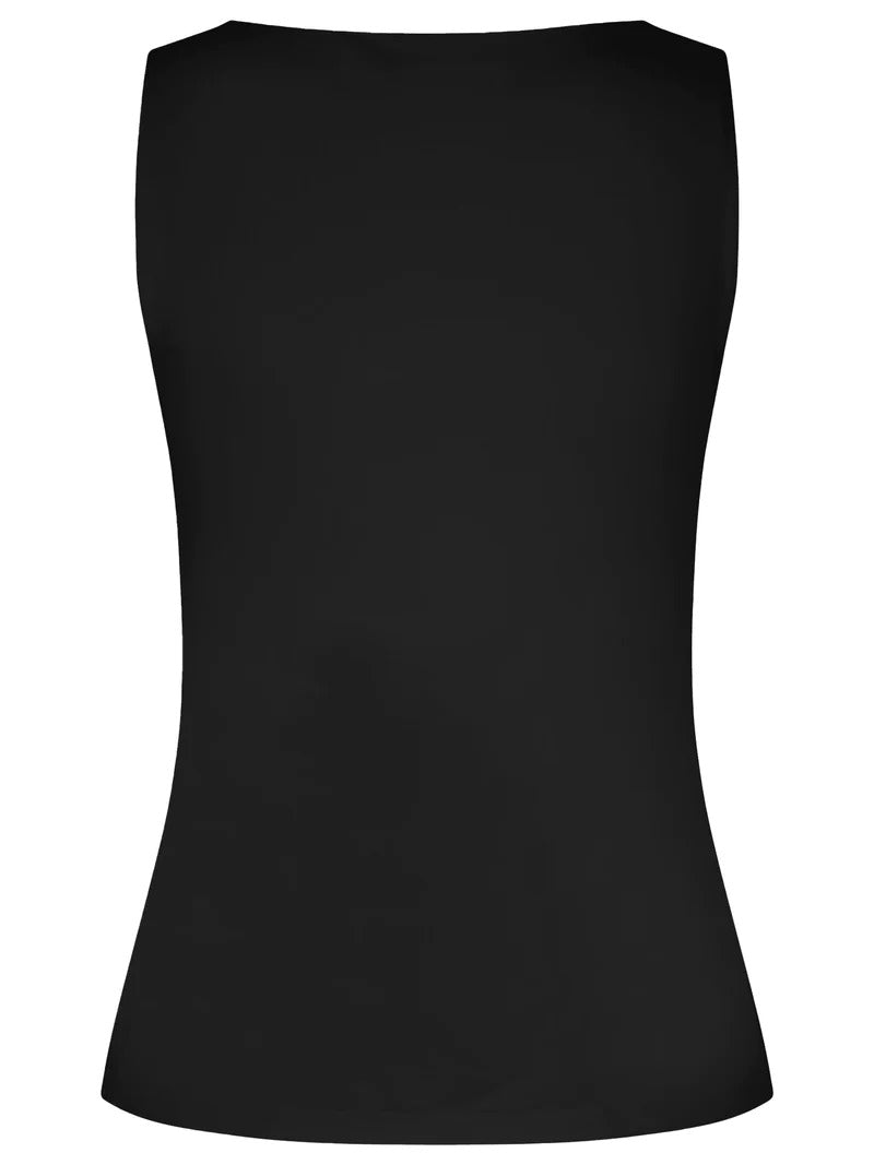 Square neck top  Black