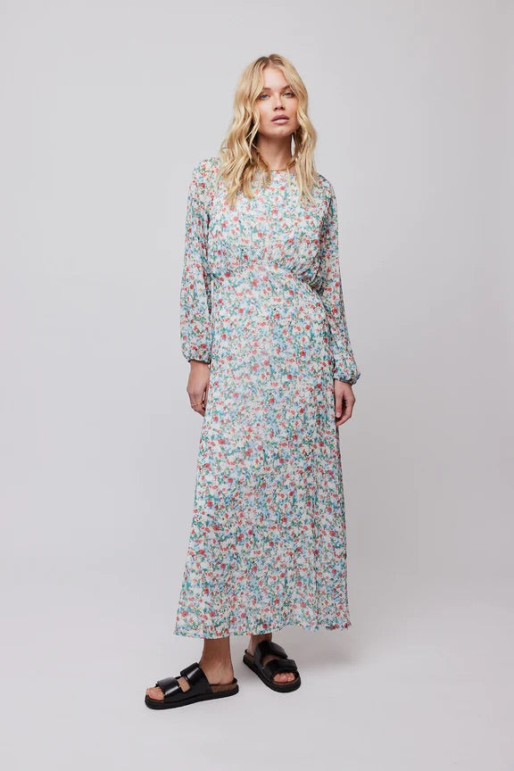 Blossom Long Dress  Flower Print