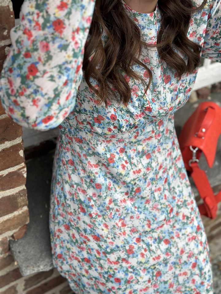 Blossom Long Dress  Flower Print