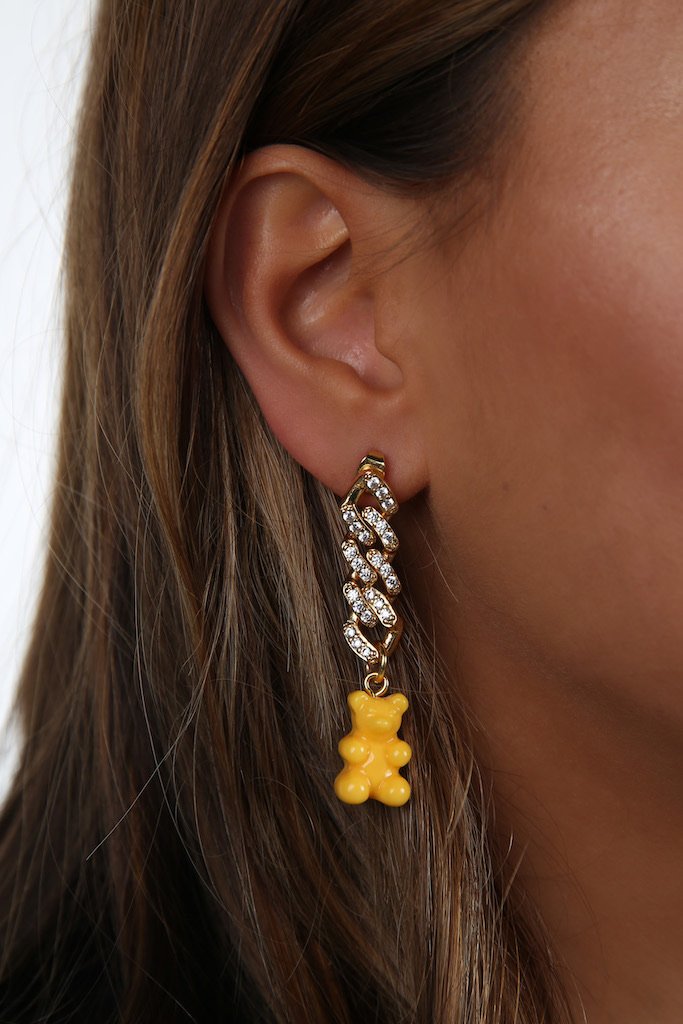 NOSTALGIA EARRING  Nyc Taxi Yellow