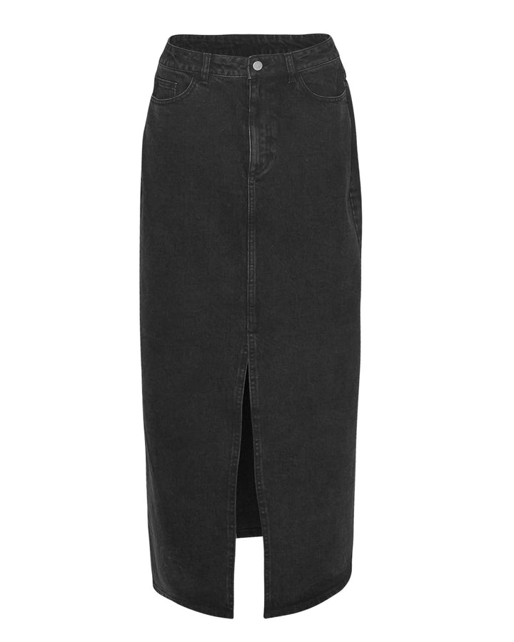 MSCHZEBINA ADA DENIM SKIRT  Black Wash