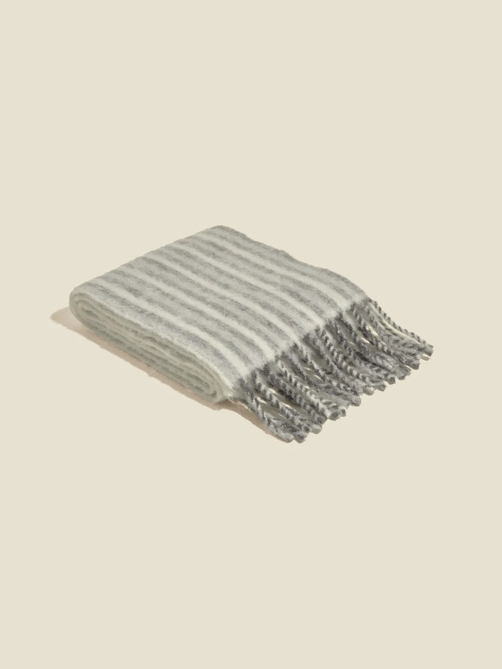 Aster Check  Grey Stripe