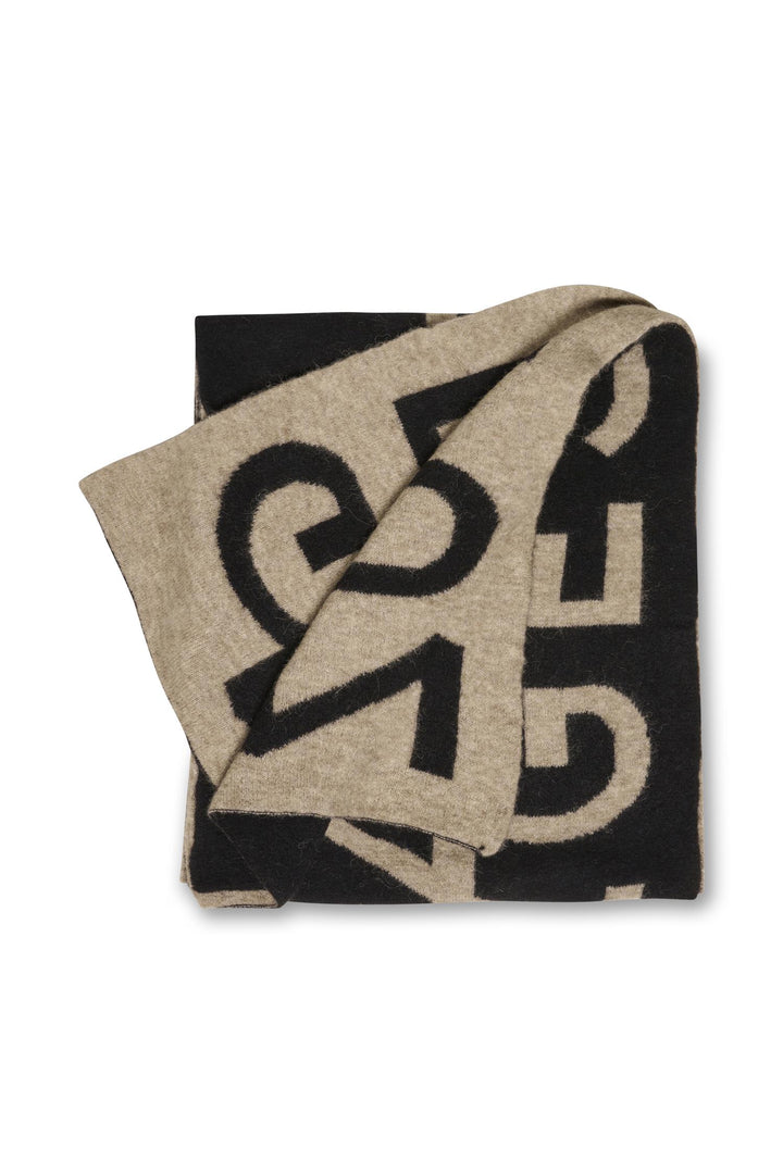 ALPHAGZ SCARF  Ivory/Warm Sand