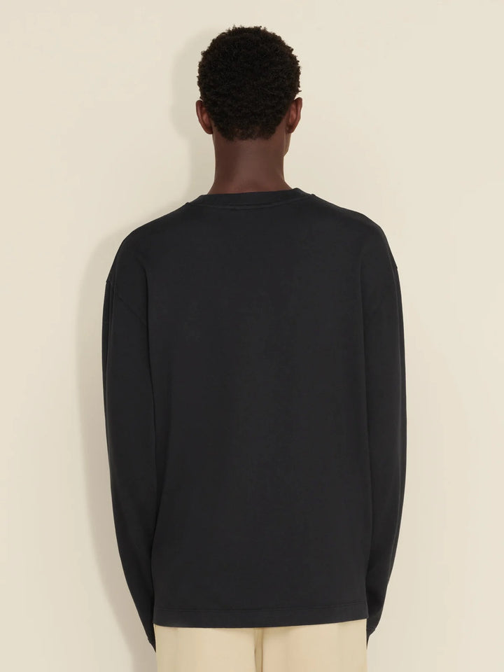 M. Relaxed Long Sleeve  Black