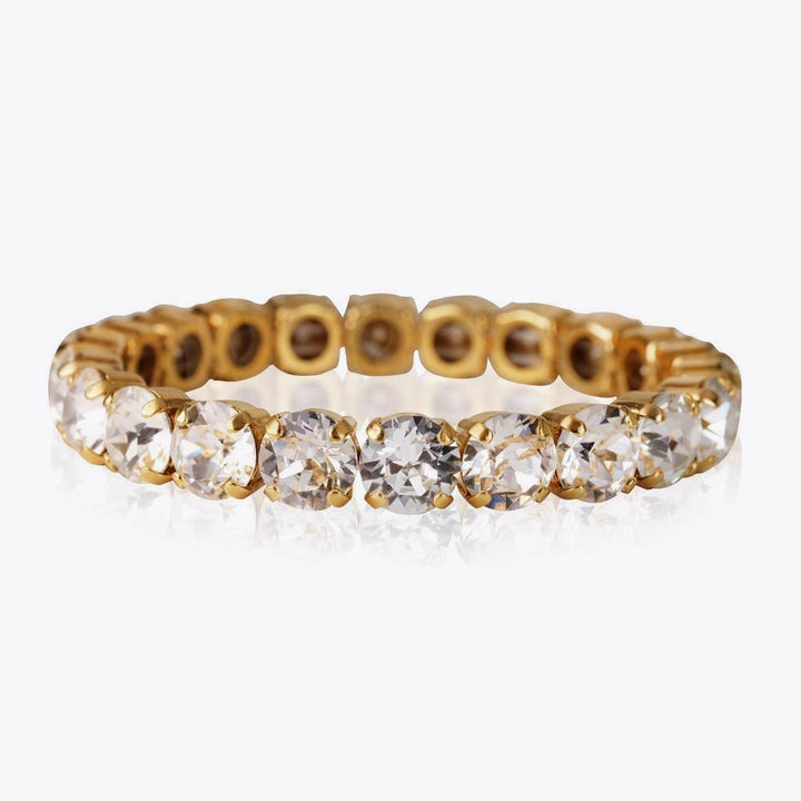 GIA STUD BRACELET GOLD  Crystal