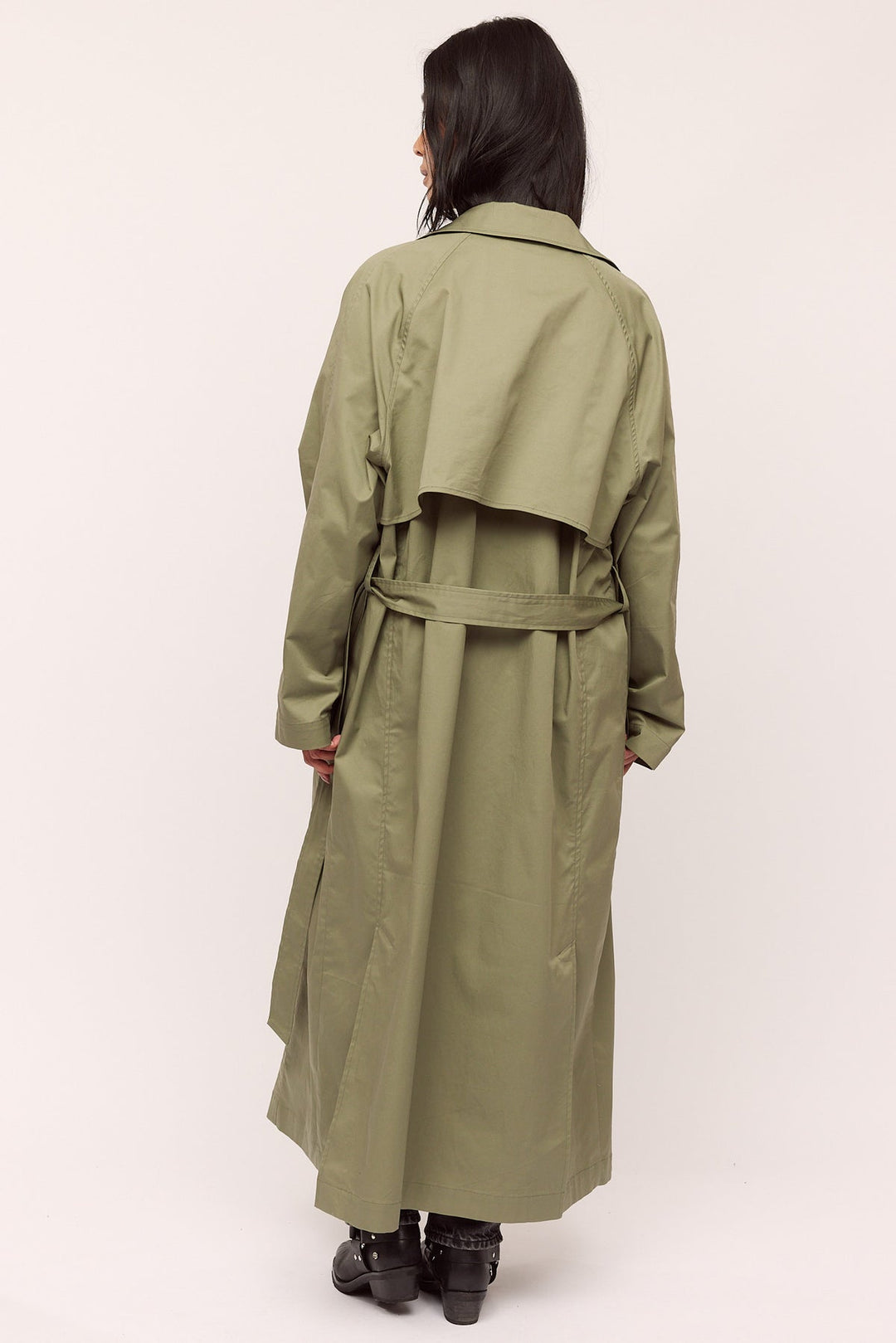 Skygge Trenchcoat  Olive Night