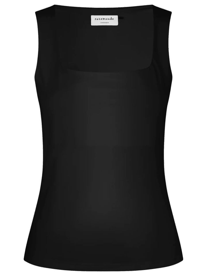 Square neck top  Black