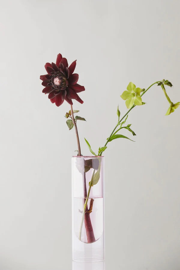 FLOWER TUBE, TALL  Rose