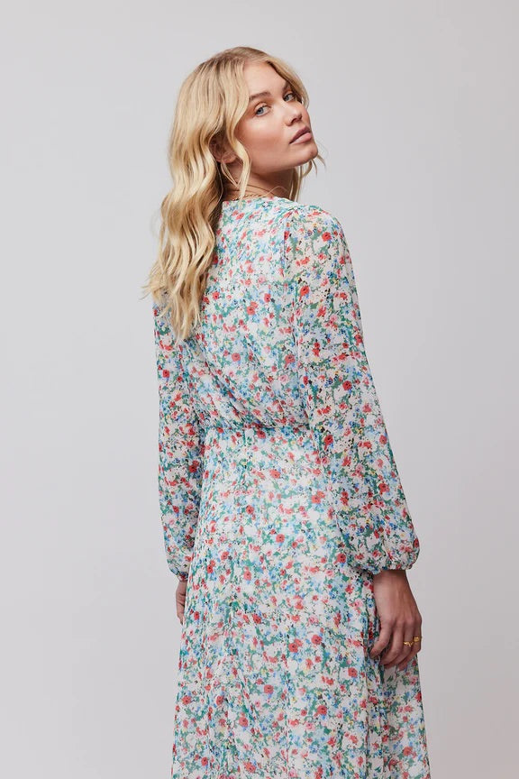 Blossom Long Dress  Flower Print