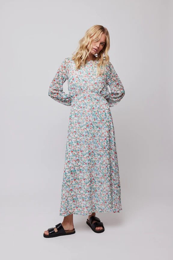 Blossom Long Dress  Flower Print