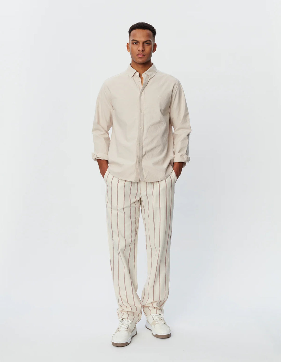 Kristian Linen B.D. Shirt  Ivory