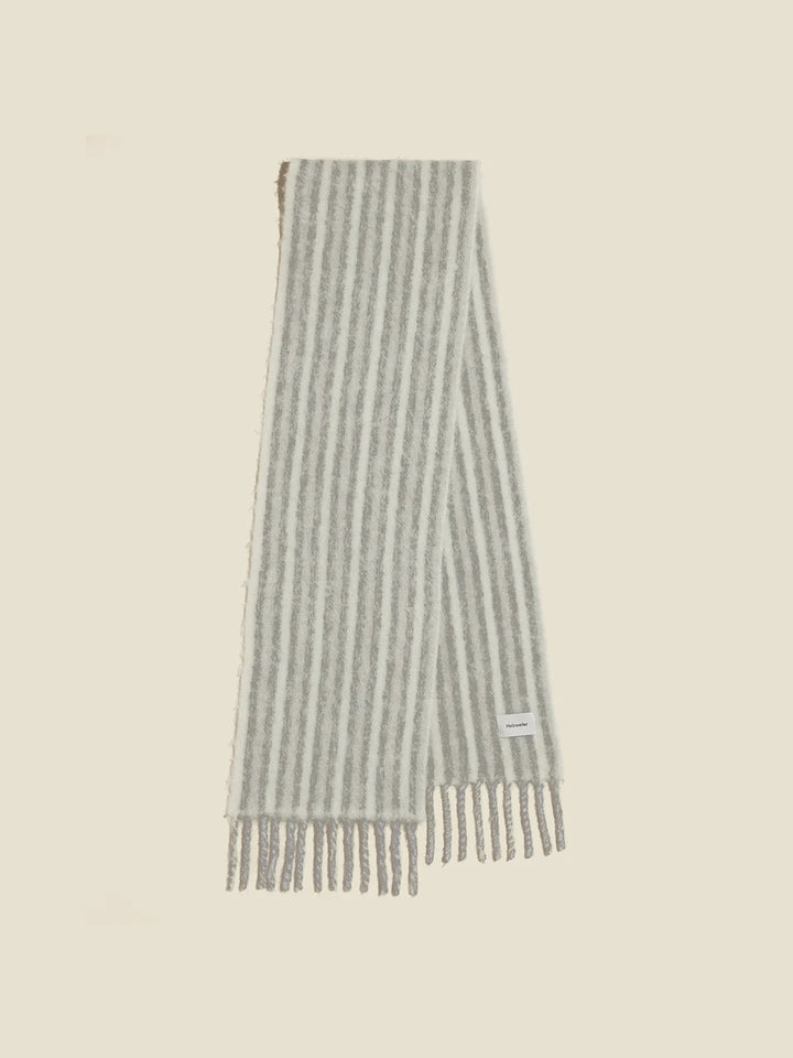 Aster Check  Grey Stripe