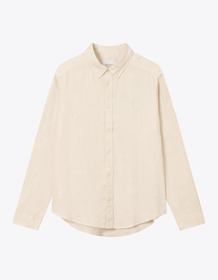 Kristian Linen B.D. Shirt  Ivory