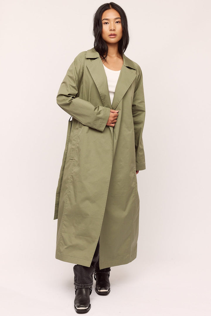 Skygge Trenchcoat  Olive Night