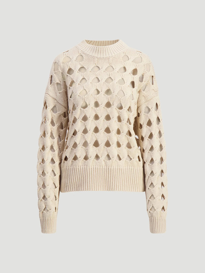 Friis Knit Sweater  Sand