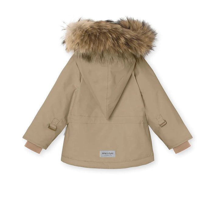 WANG FLEECE LINED WINTER JACKET FUR  Savannah Tan