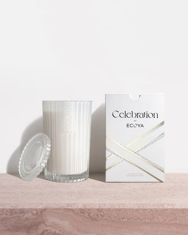 ECOYA CELEBRATION CANDLE  White Musk 6 Warm Vanilla