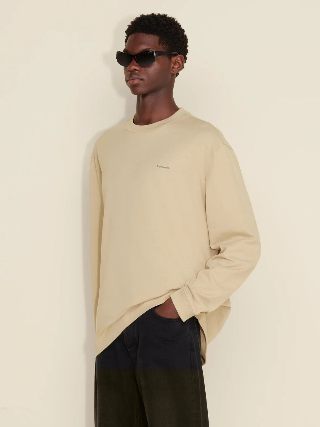 M. Relaxed Long Sleeve  Sand