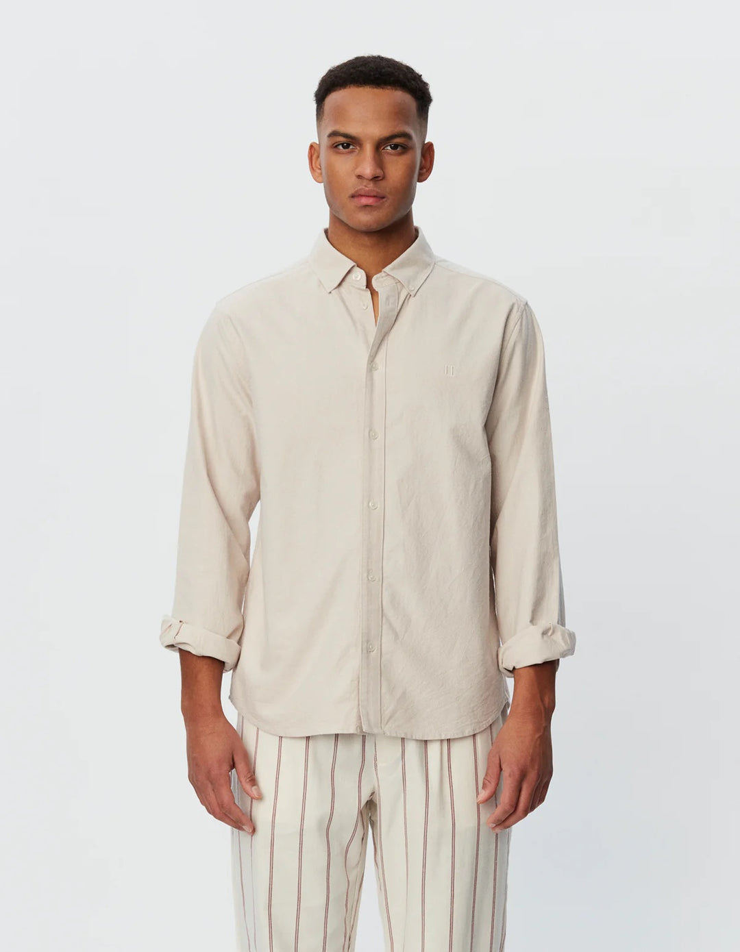 Kristian Linen B.D. Shirt  Ivory