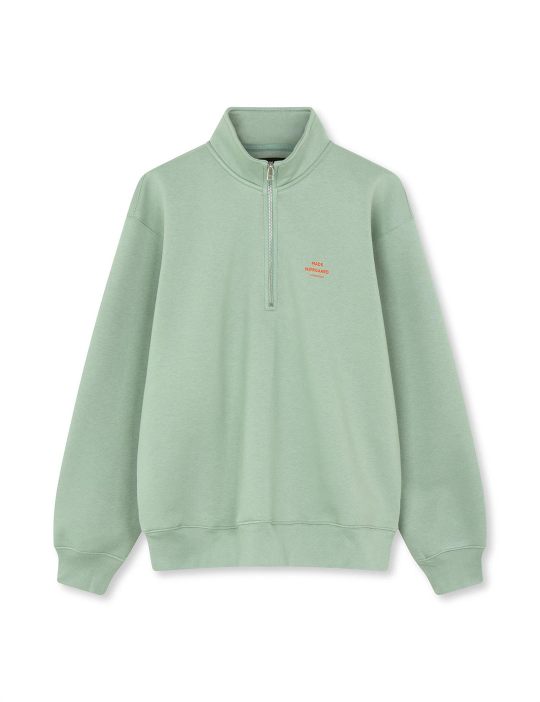 Standard Half Zip Logo Sweat  Jadeite