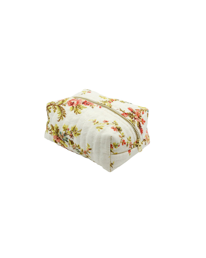 MAKEUP BAG LINEN  Flower Branch