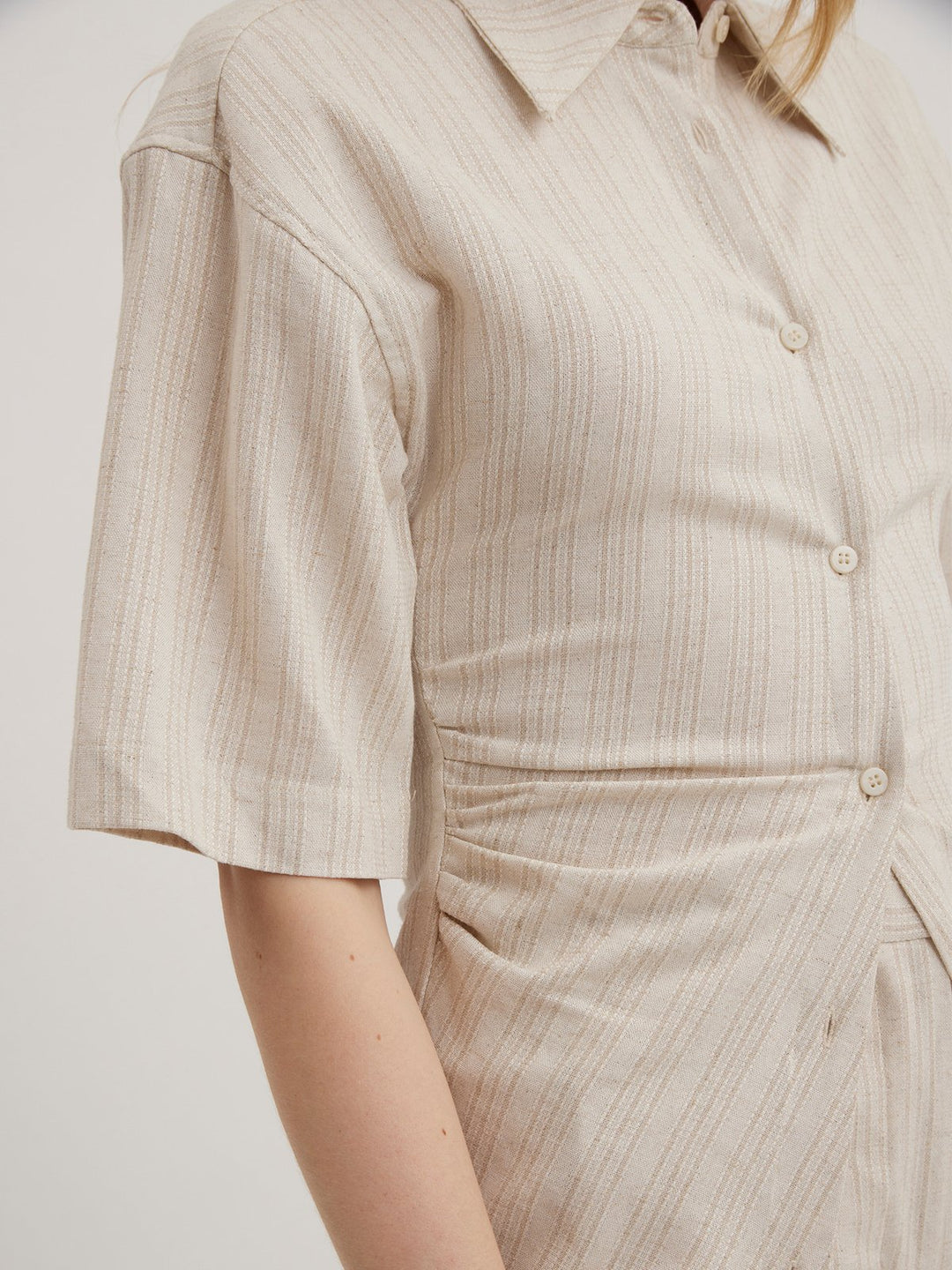 TUVA SHIRT  Sand Stripe