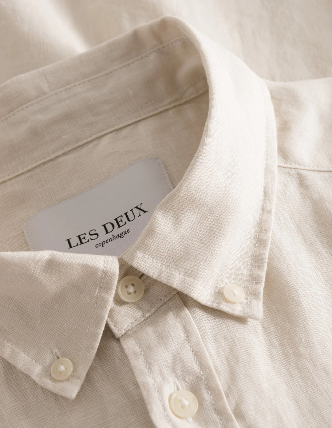 Kristian Linen B.D. Shirt  Ivory