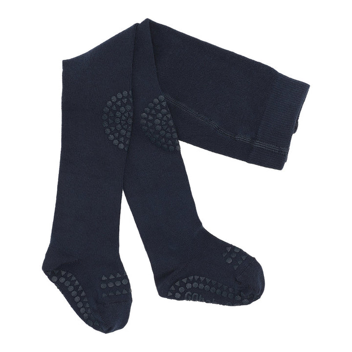 CRAWLING TIGHTS ORGANIC COTTON  Navy Blue