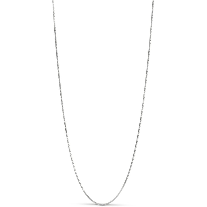 NECKLACE, BOX CHAIN 0,85 MM  Silver