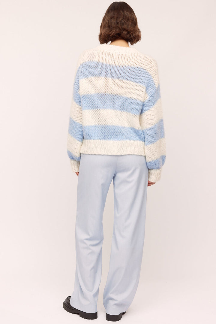 FLORIE RN SWEATHER  Blue Stripe