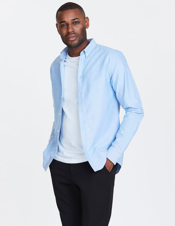 CHRISTOPH OXFORD SHIRT  Light Blue