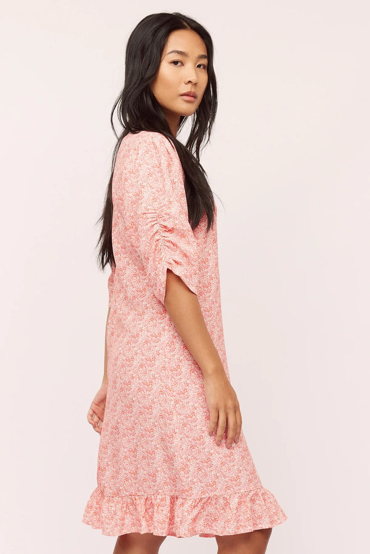 ELLEN DRESS  Pink Petite Flower